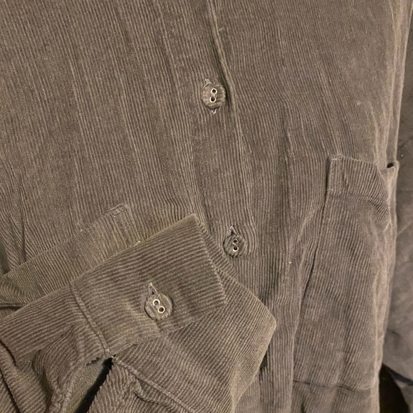 H&M Oversized Corduroy Button Down Shirt - Picture 4 of 8